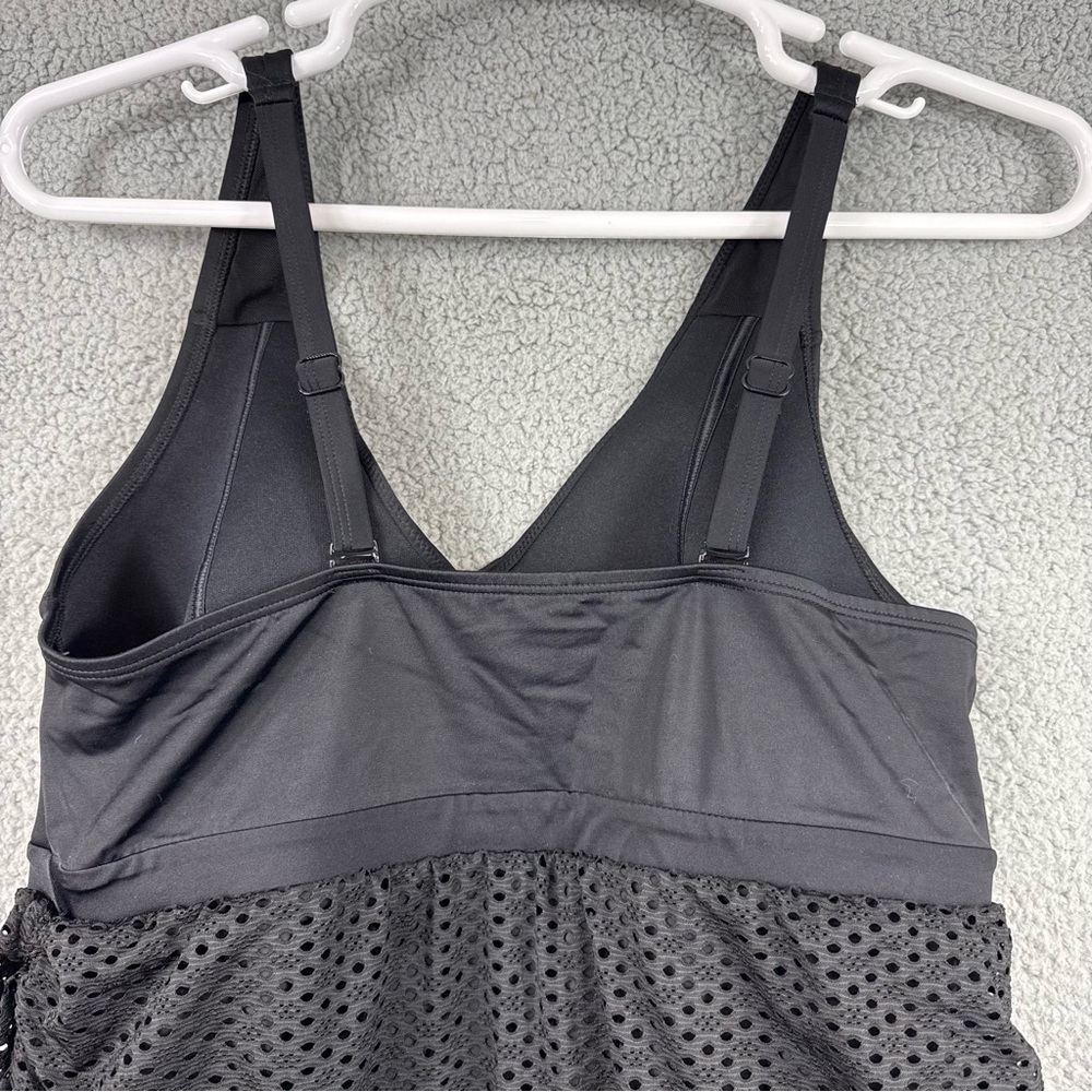 Cacique Black Women's One Piece Swimsuit - Picture 7 of 16